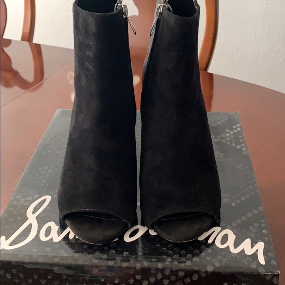 Sam Edelman Yarin Open Toe Booties Size 8.5